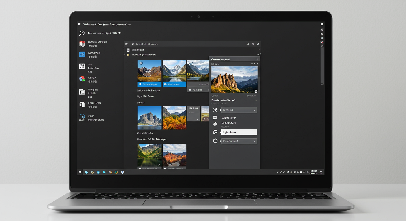 Windows 11の仮想デスクトップのカスタマイズ画面