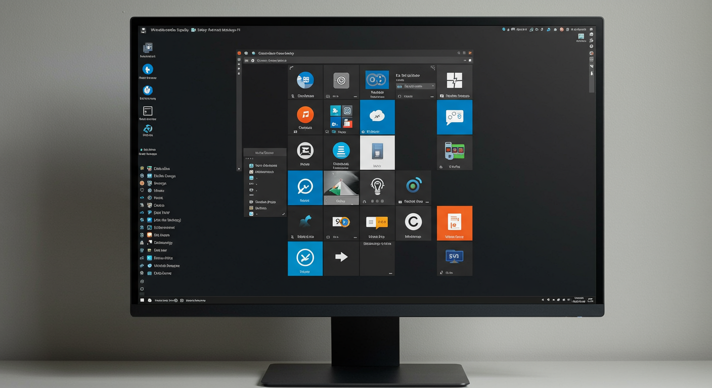 Windows 11のスナップレイアウトと仮想デスクトップの連携画面