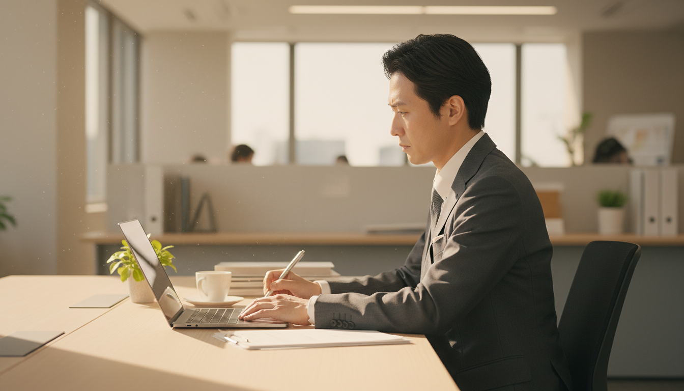 特殊車両申請代行サービスを検討する事業者のイメージ