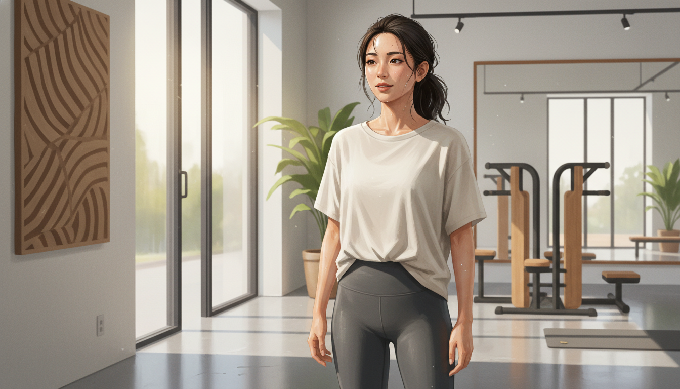 筋トレを始めたばかりの女性