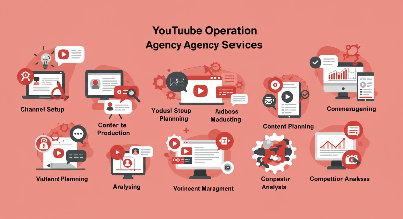 YouTube運用代行の主な業務内容