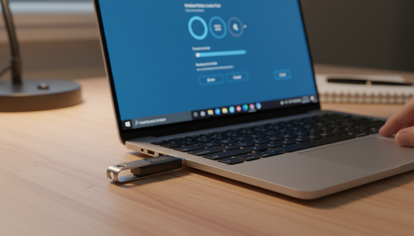 Windows 11 インストールメディアの作成イメージ