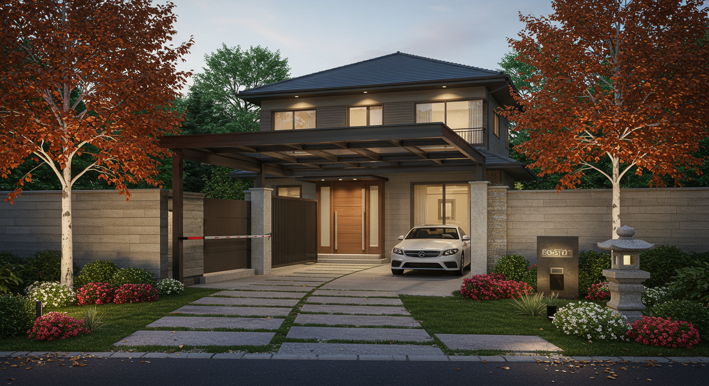 高級外構デザインの例