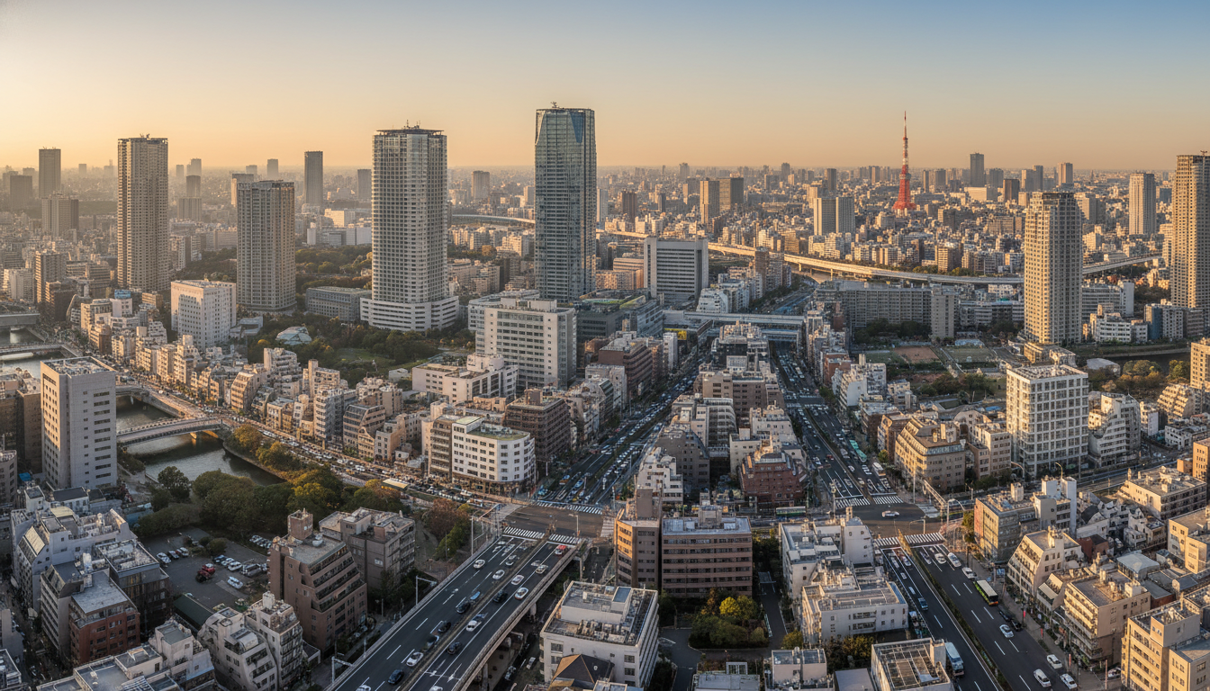 中央区周辺エリアの街並みと都市景観