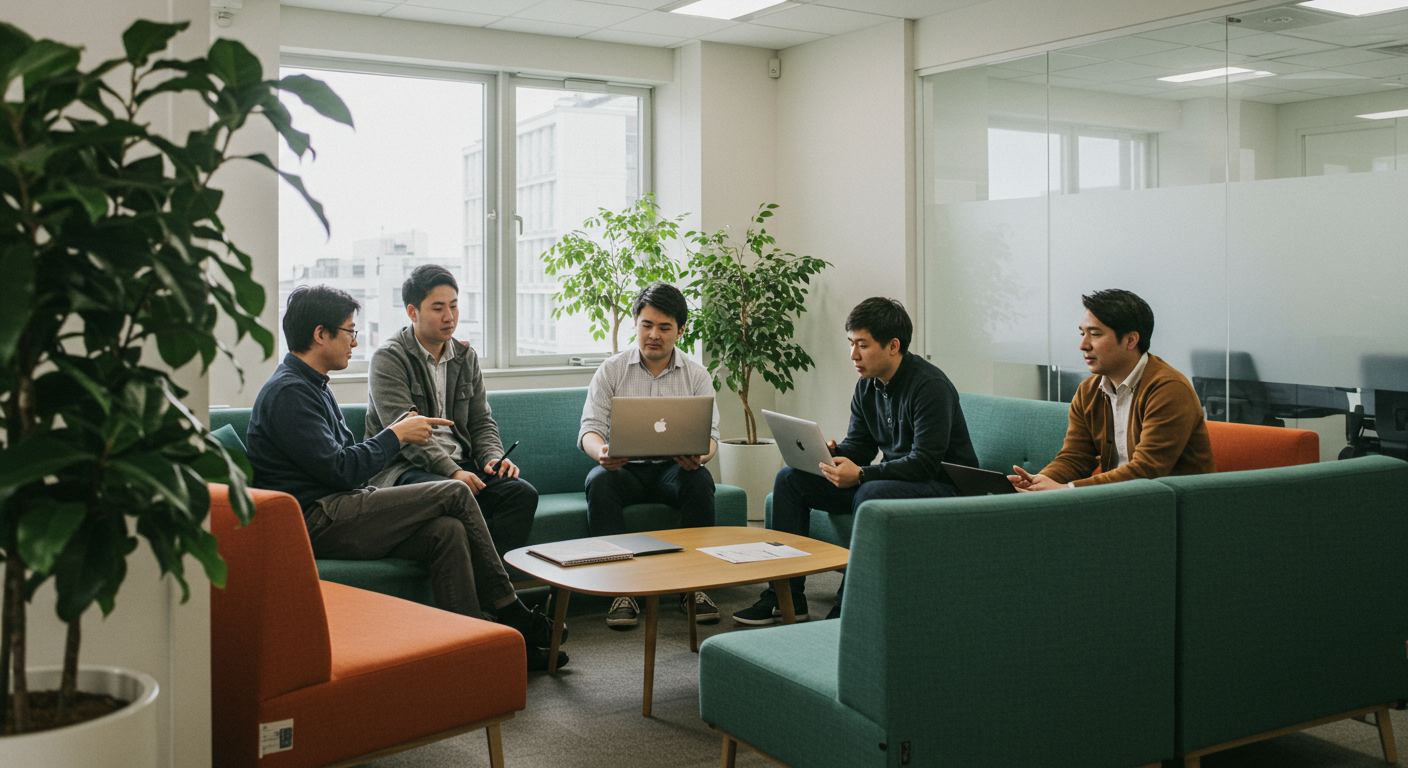 社員の自然な表情が伝わる採用サイトの写真