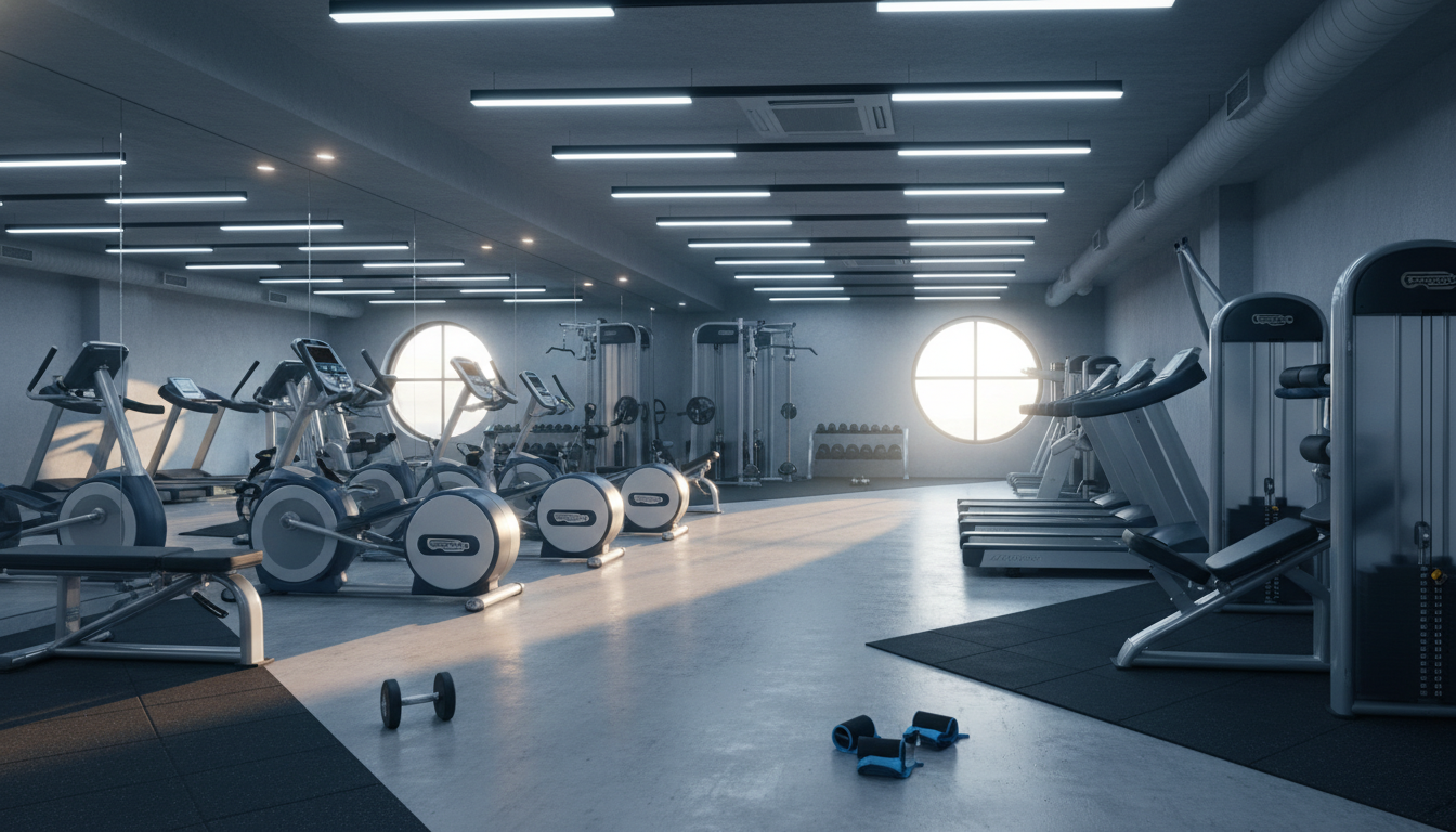 女性専用ジム トレーニングマシン