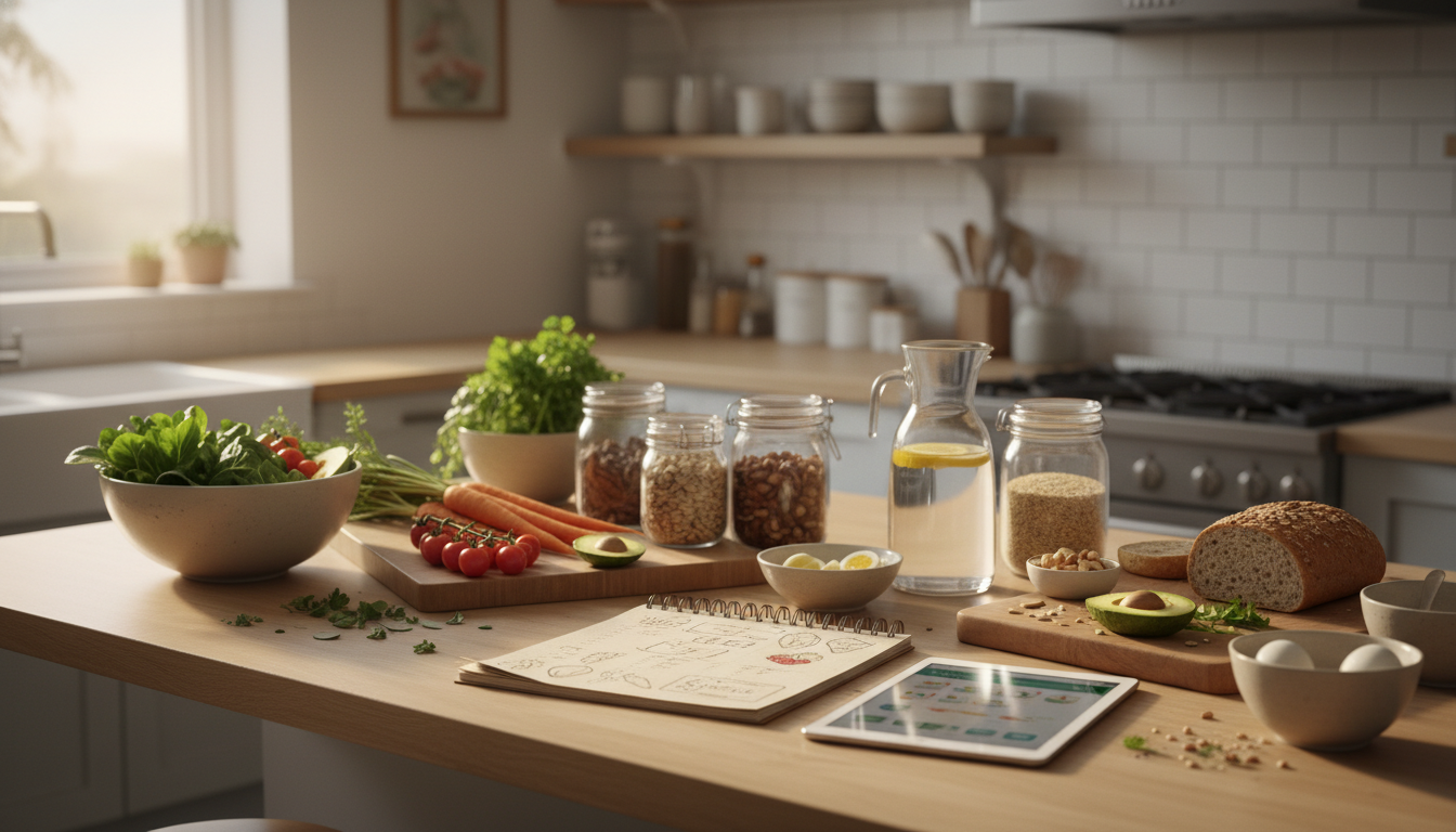 健康的な食事プランニングのイメージ