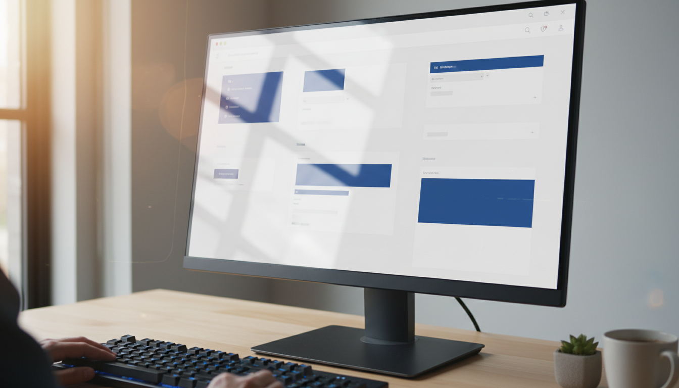 特殊車両通行許可オンライン申請システムの画面イメージ