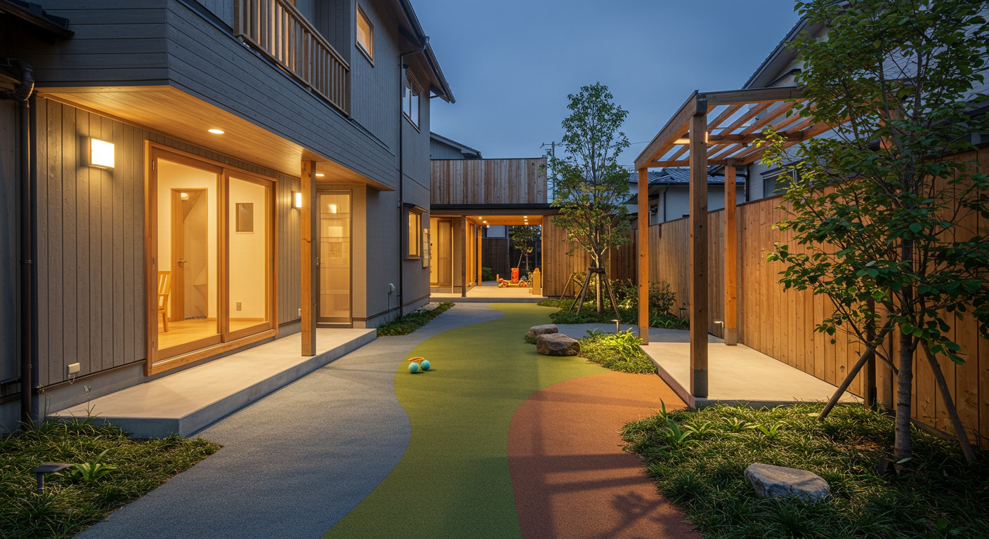 子育て世帯向けの安全な動線設計例