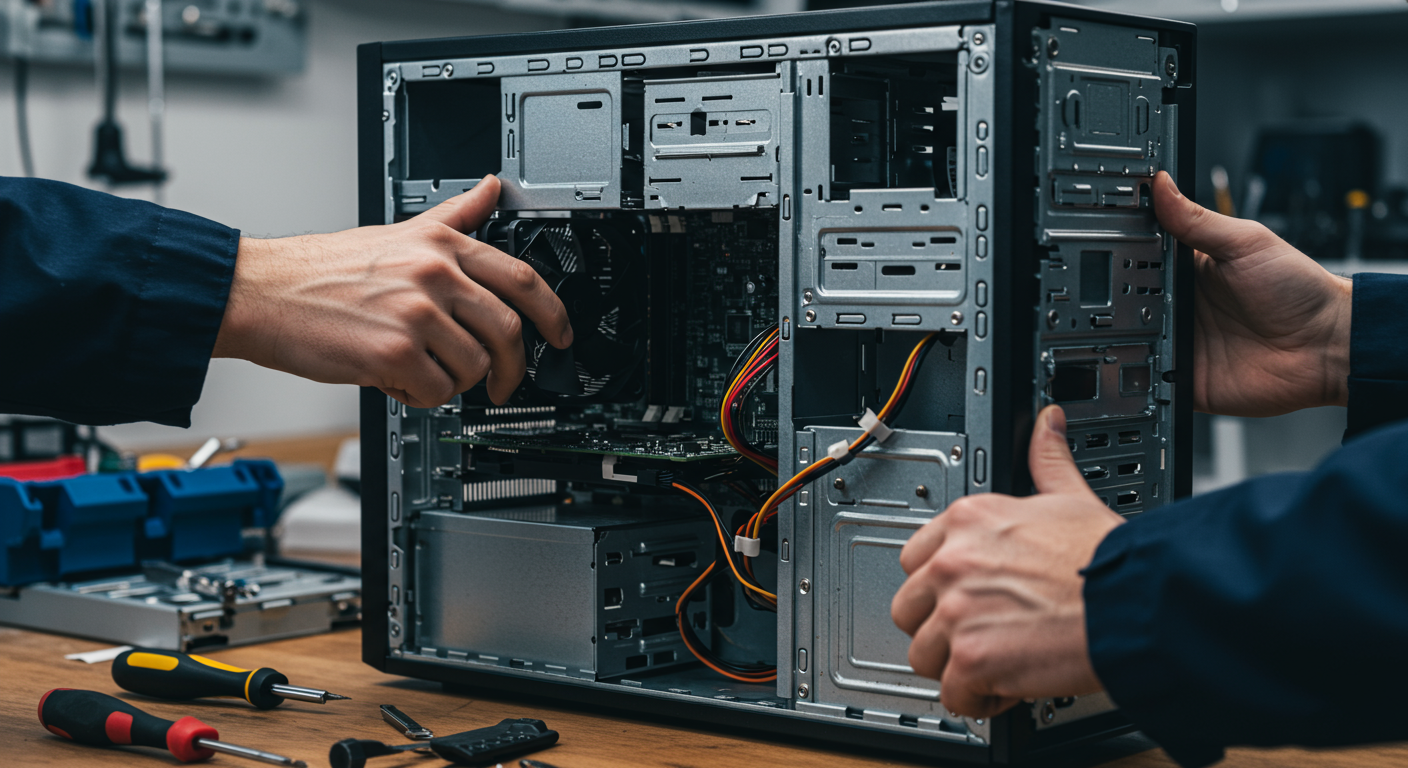 古いビジネスPCのアップグレード作業