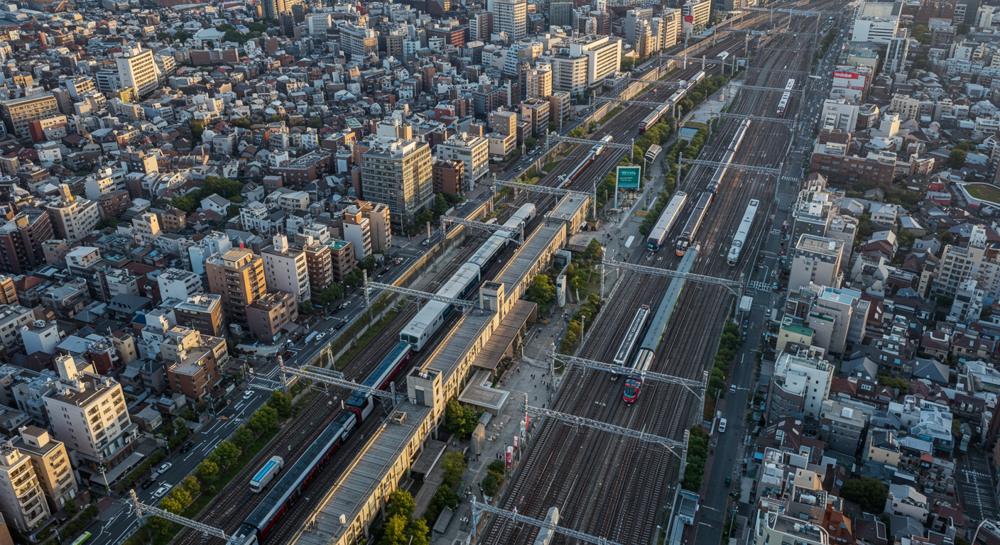 田町駅周辺の都市景観と交通アクセス
