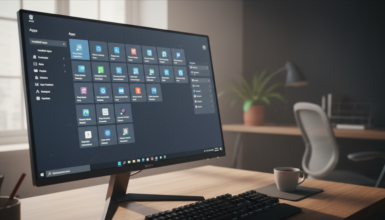 Windows 11の設定画面でアプリをアンインストールする操作画面