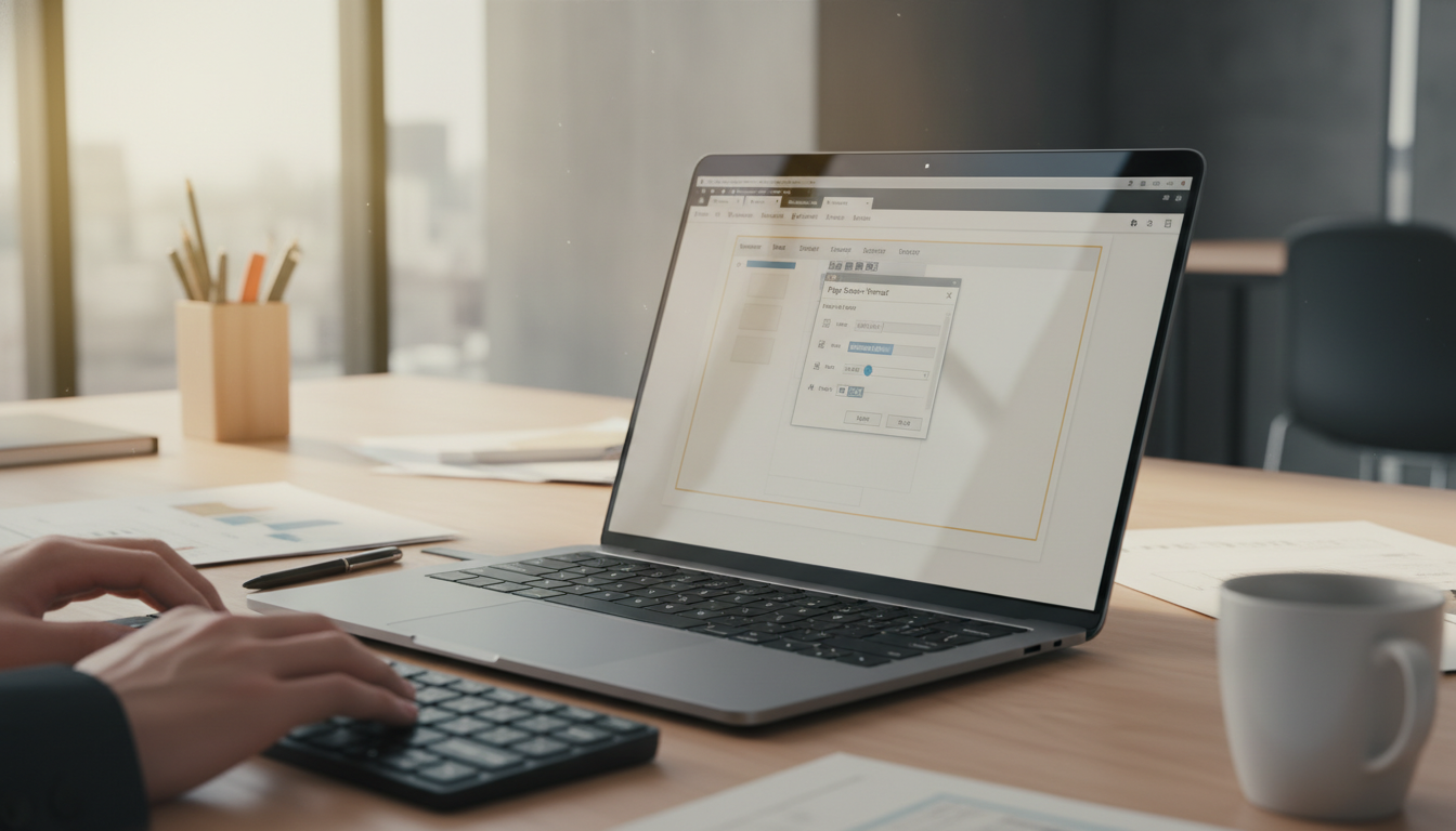 Wordのページ番号設定画面とヘッダーフッター編集