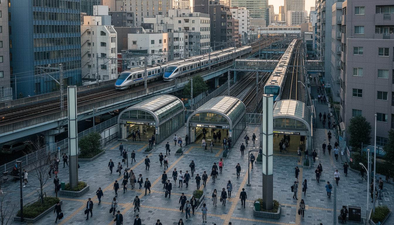 築地駅周辺の交通アクセスマップ 東京メトロ日比谷線と有楽町線