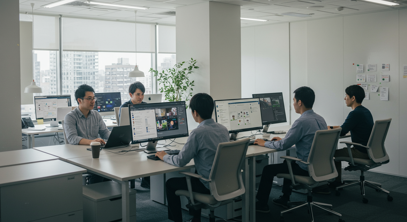 オフィス環境でのMicrosoft 365活用シーン