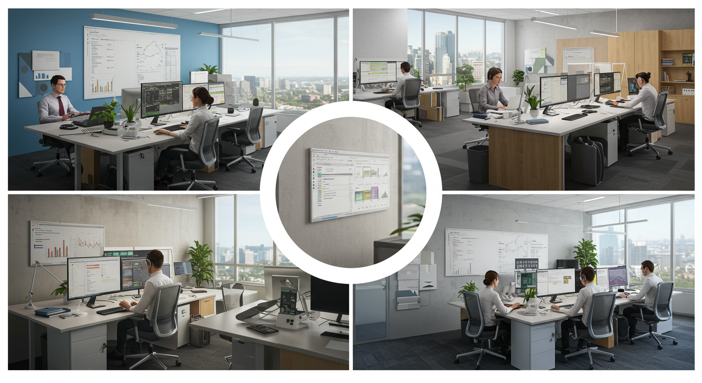 さまざまな業種の企業オフィス風景