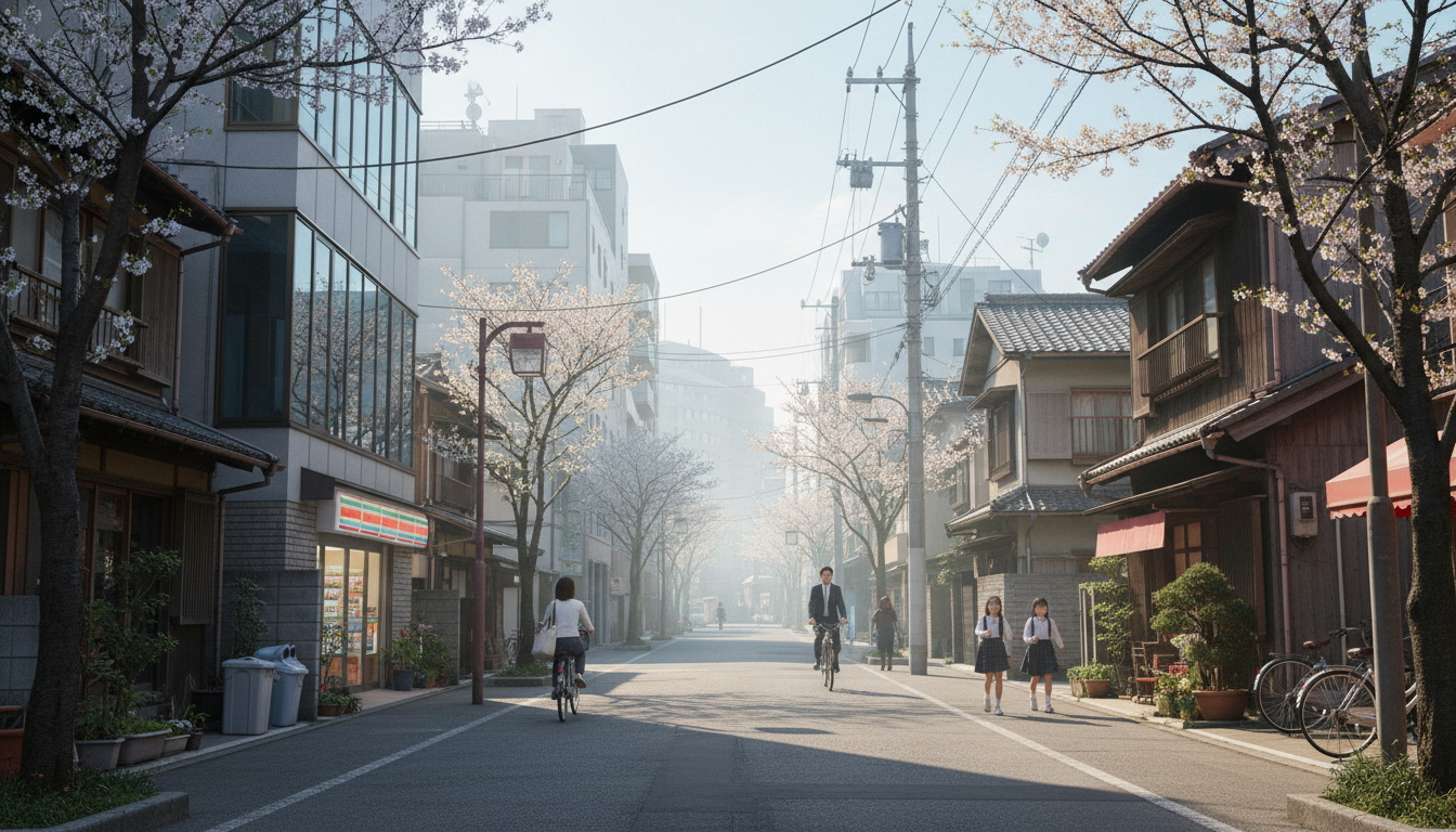 築地エリアの住宅街と生活環境