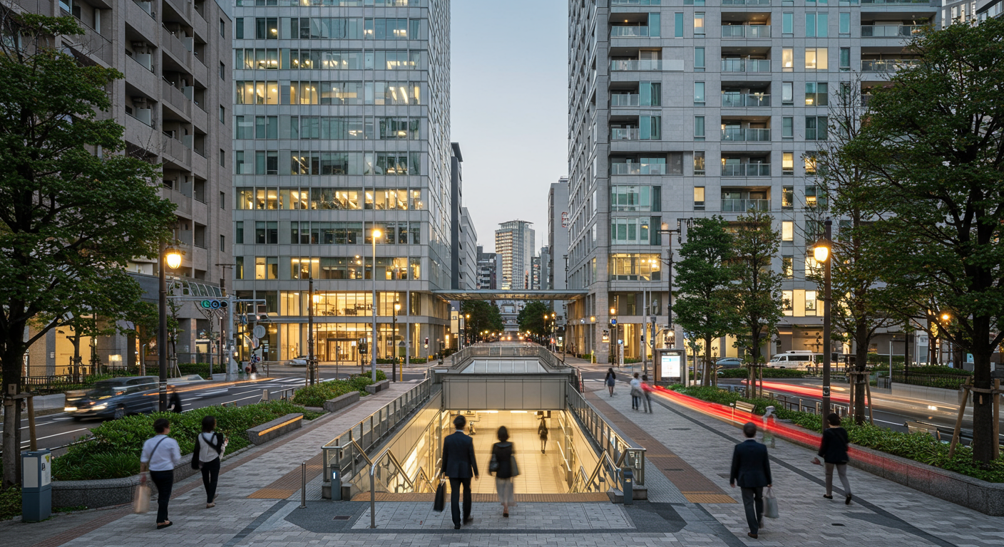 神谷町駅周辺の風景