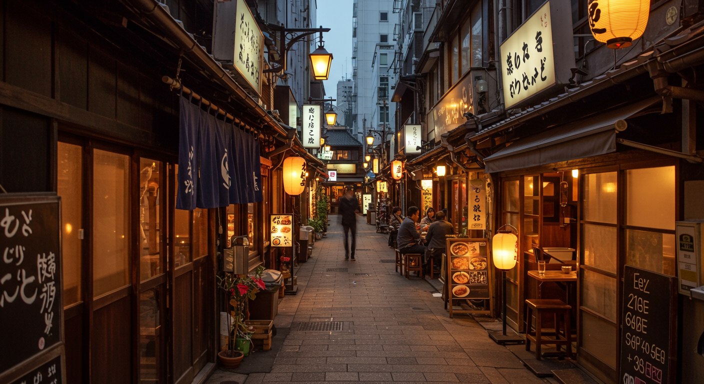 麻布十番の飲食店街