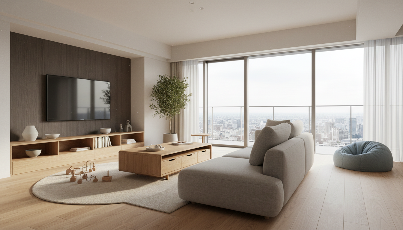 ファミリー向けマンションの内観イメージ