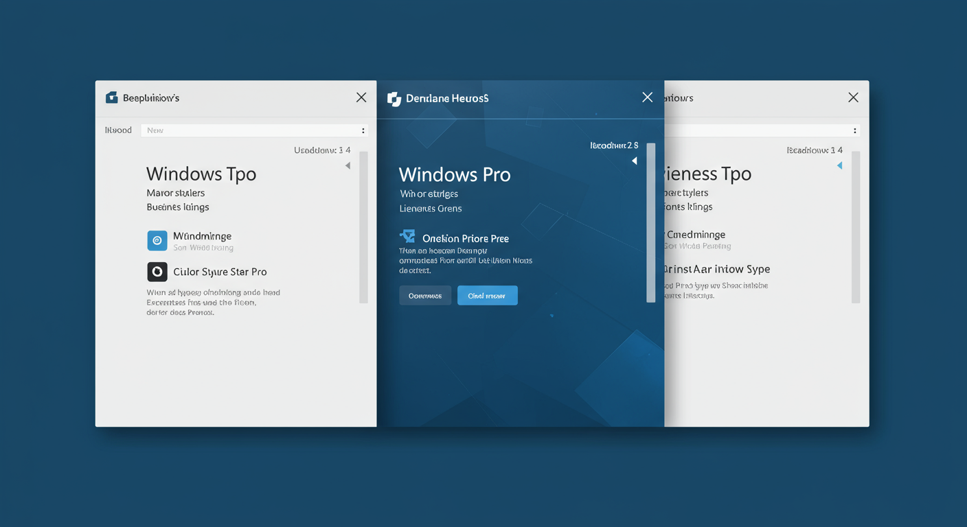 さまざまなWindows Proライセンス形態の比較