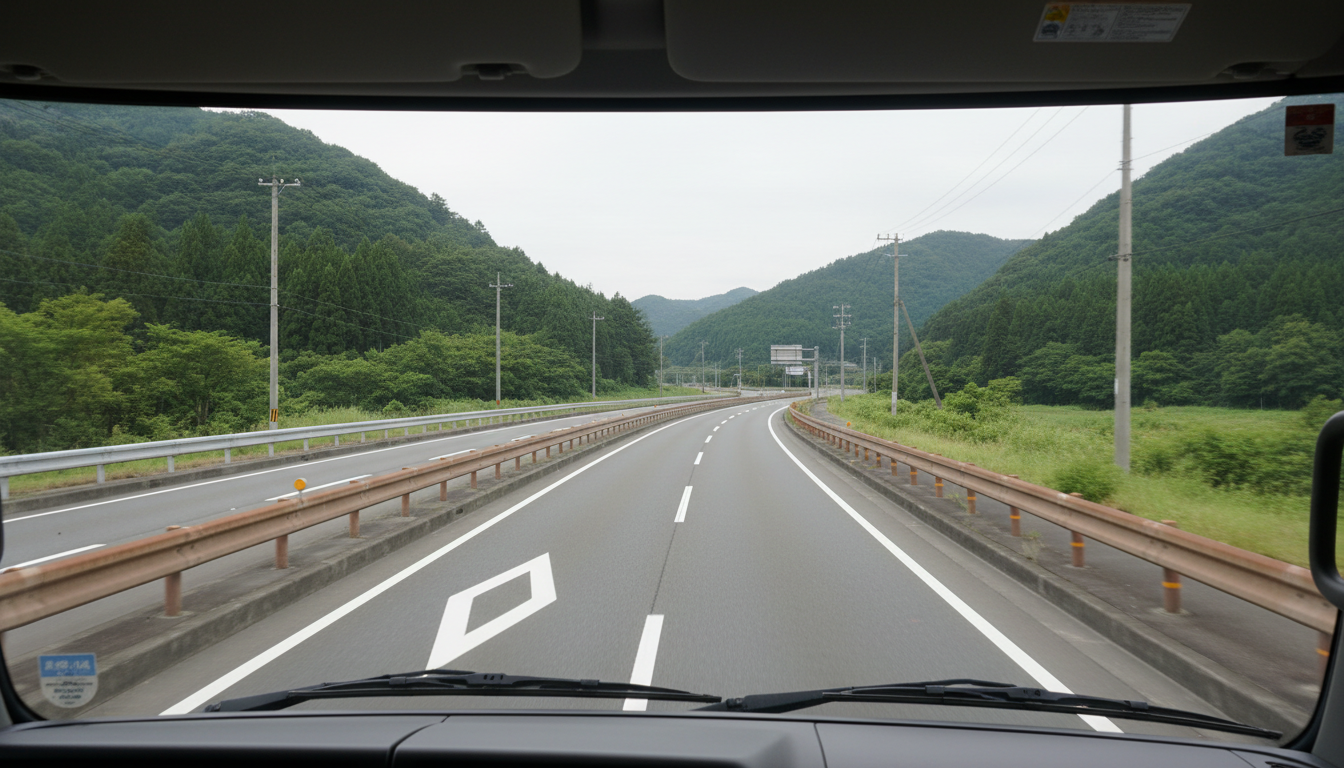 特殊車両通行許可制度の概要と一般的制限値の説明図