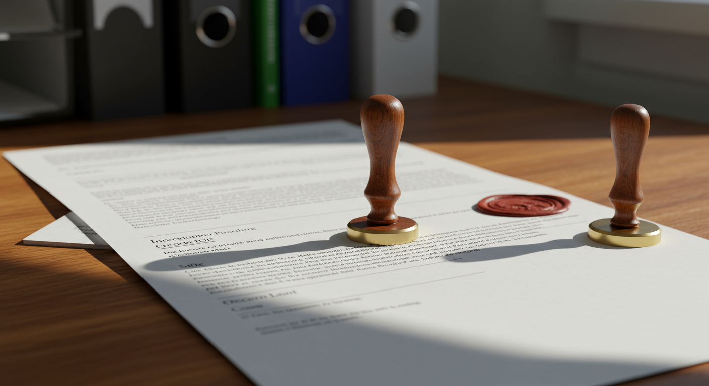 相続手続きの書類と専門家の印鑑