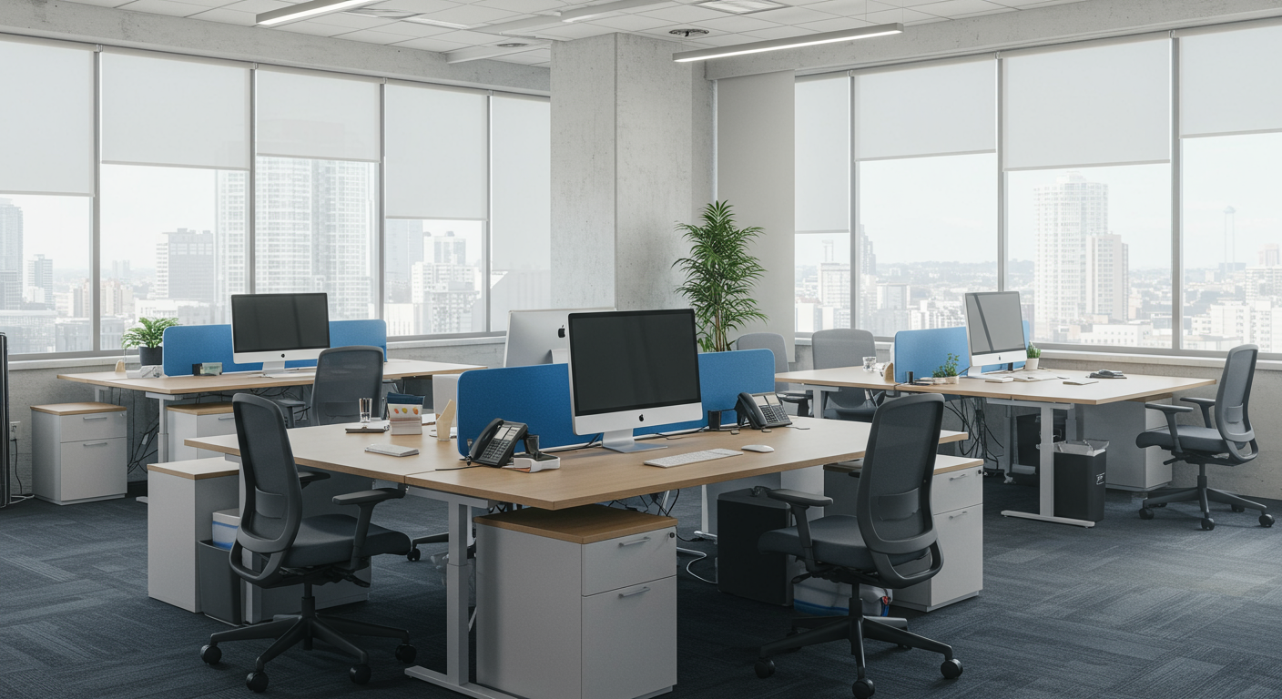 オフィス環境での複数PCへのOffice導入イメージ