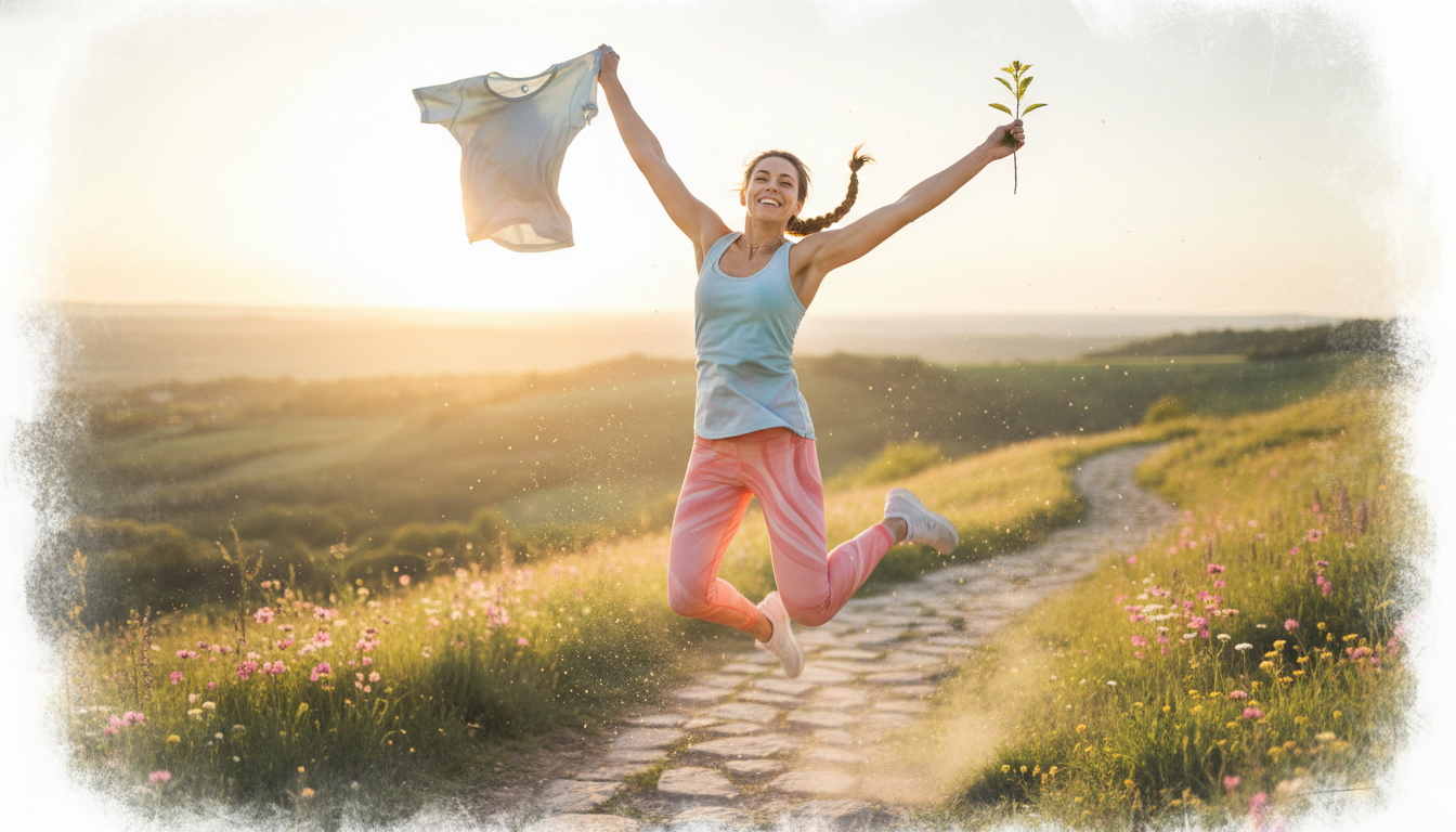 美ボディを手に入れた女性の喜びのイメージ