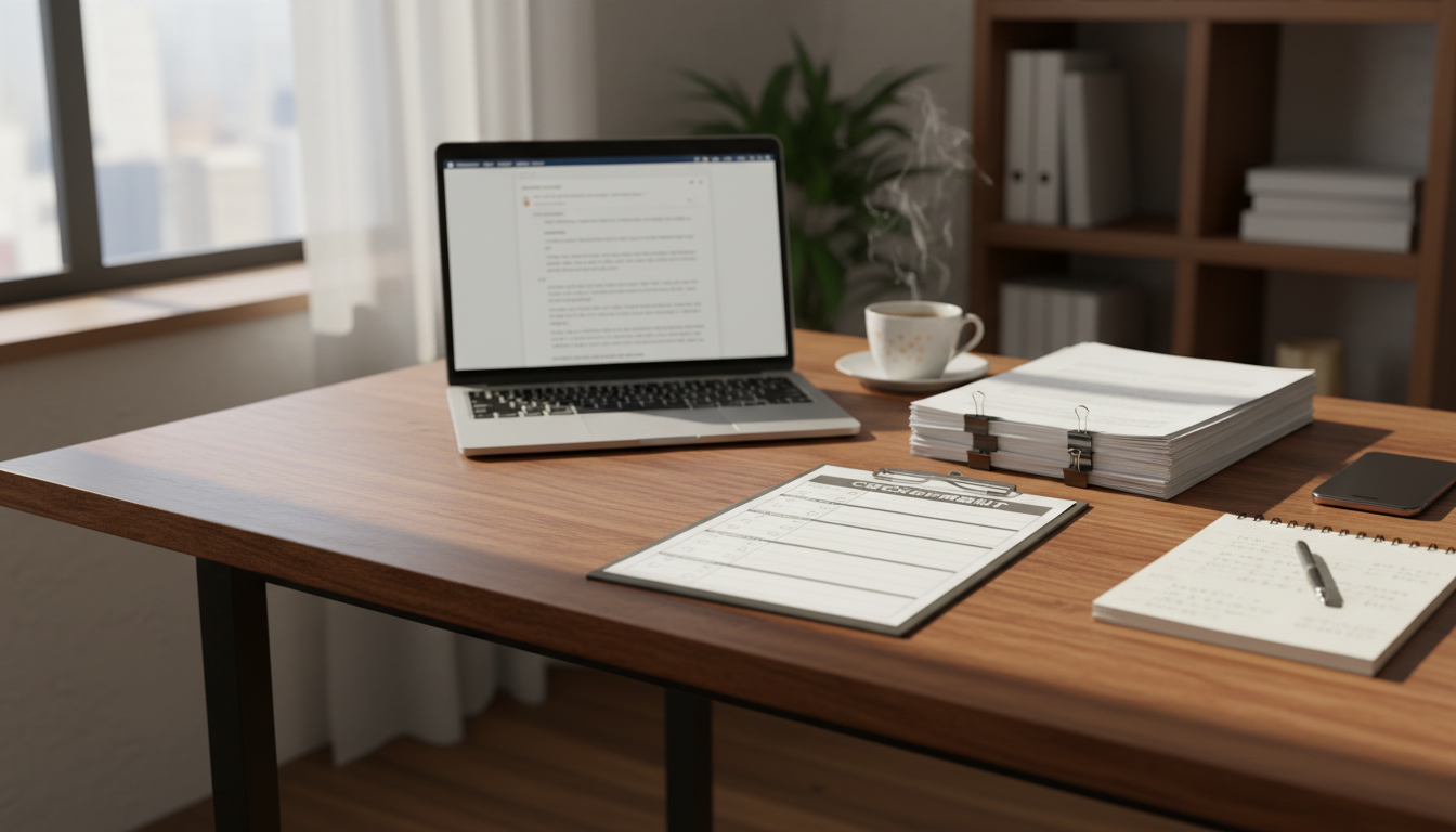 特殊車両通行許可のメール相談で成功するためのチェックリスト