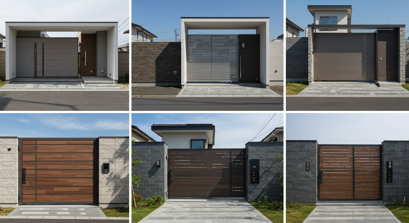 最新の門扉デザイントレンド