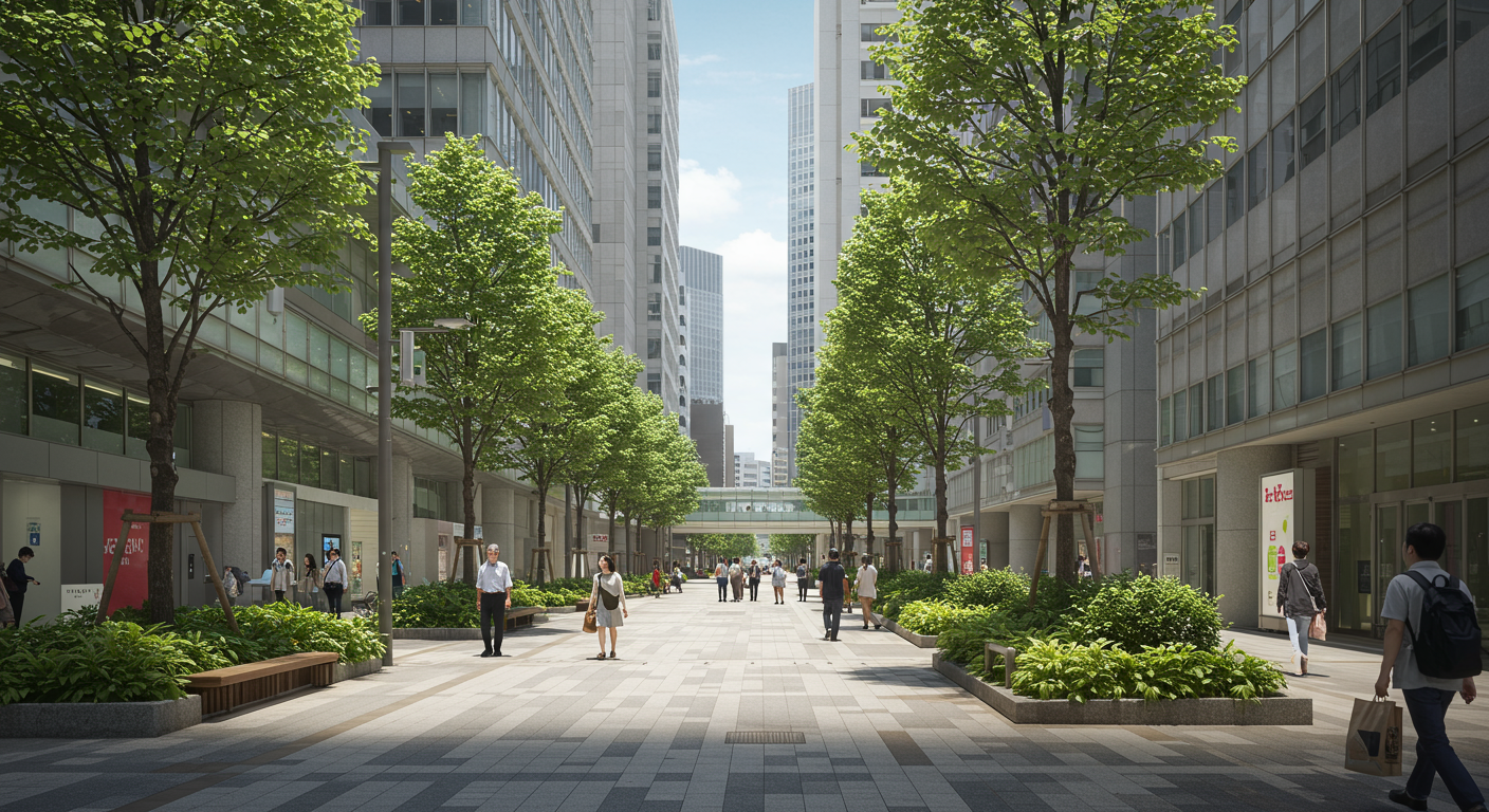 品川駅周辺の風景