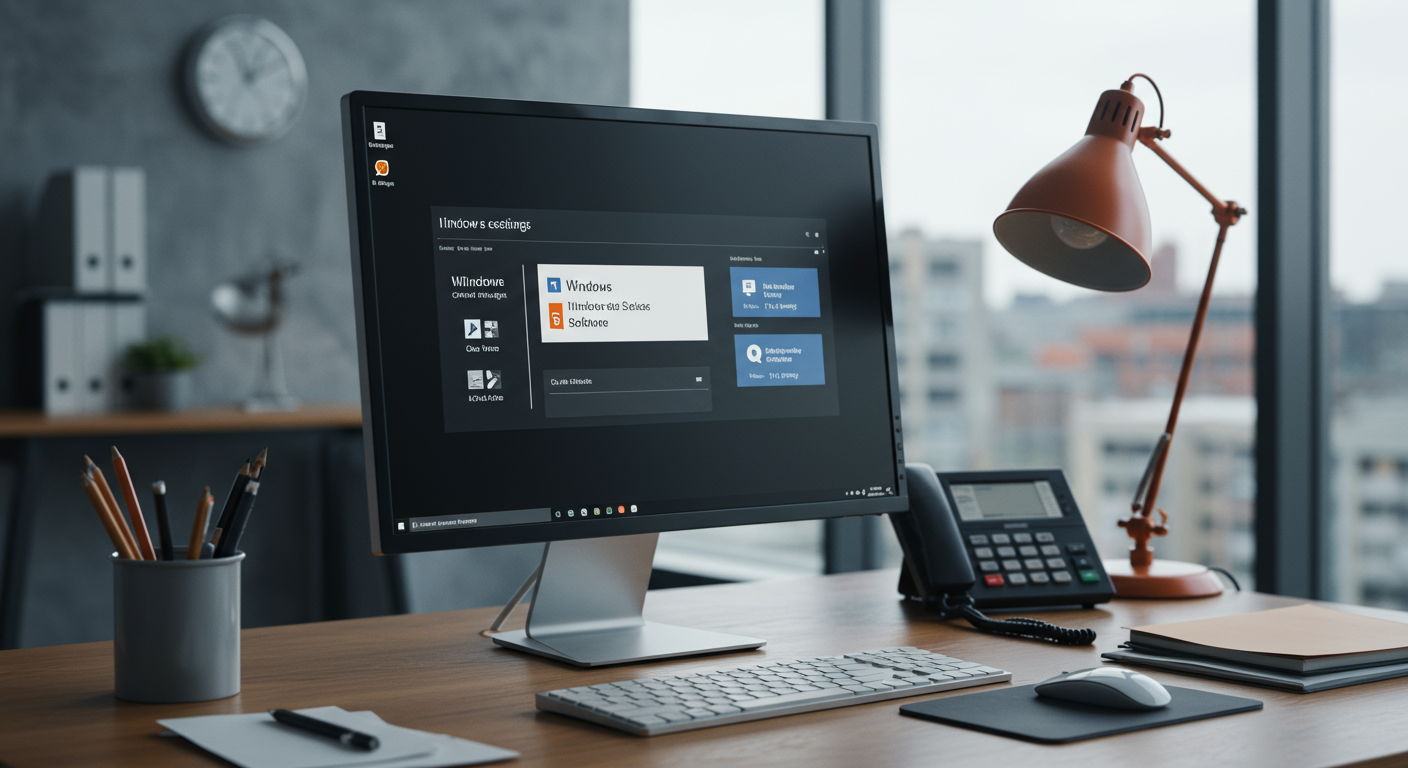 Windows・Officeの選定に悩むビジネスパーソンの様子