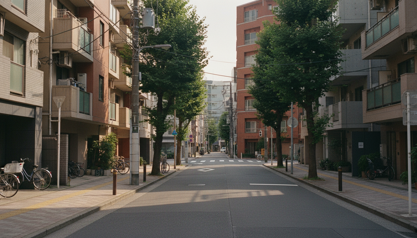 中央区新富町の街並みと住宅環境