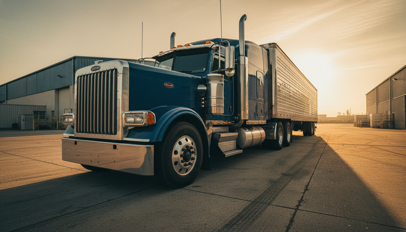 大型トレーラーと一般的制限値の測定イメージ