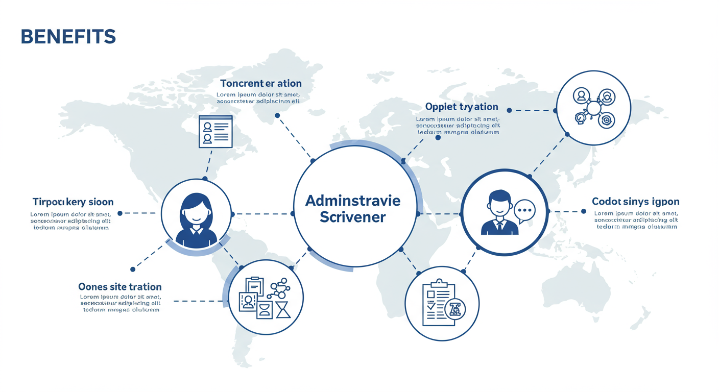 行政書士に依頼するメリットを示す図