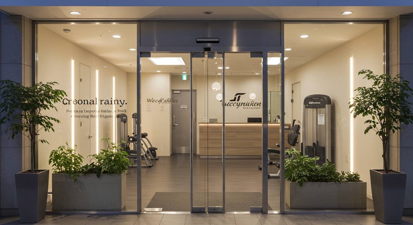 新潟西区のパーソナルジム入口イメージ