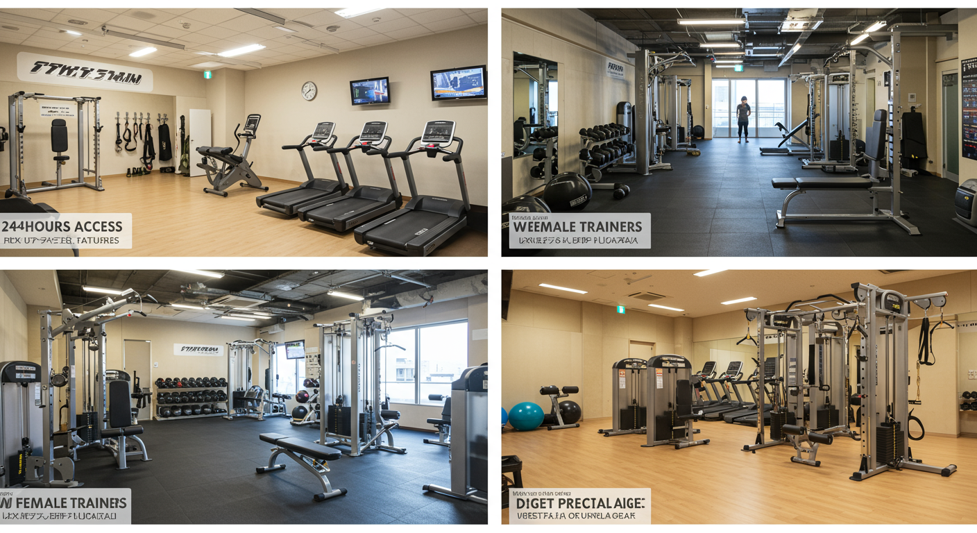 新潟西区のパーソナルジム比較イメージ