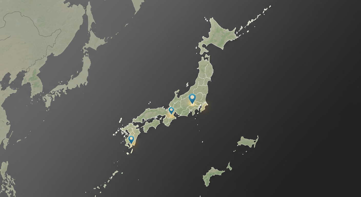 全国展開するカロリートレードのイメージ