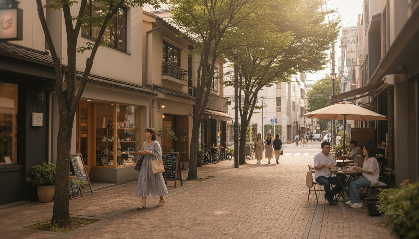 南青山エリアの生活利便施設が集まる商店街