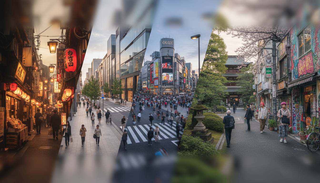 東京都心エリアの比較イメージ