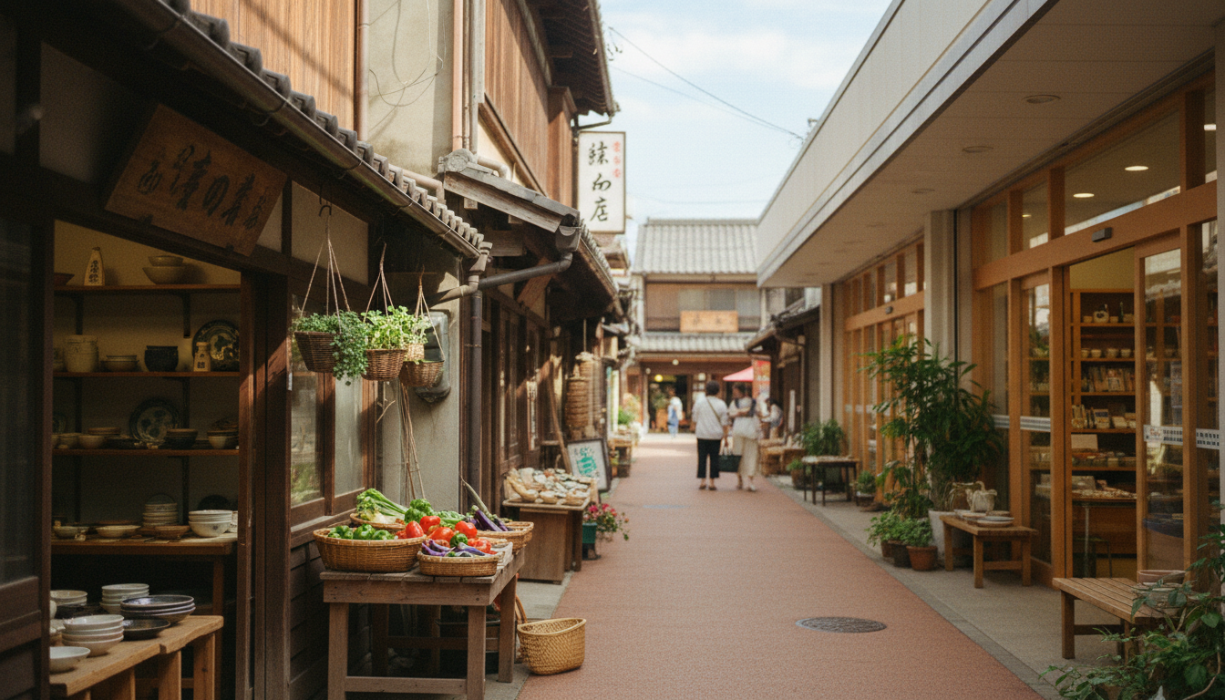 東麻布周辺のスーパーマーケットと商店街