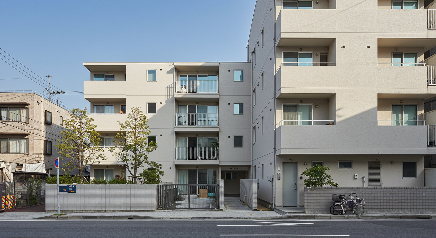 白金エリアのデザイナーズマンションの外観と内装