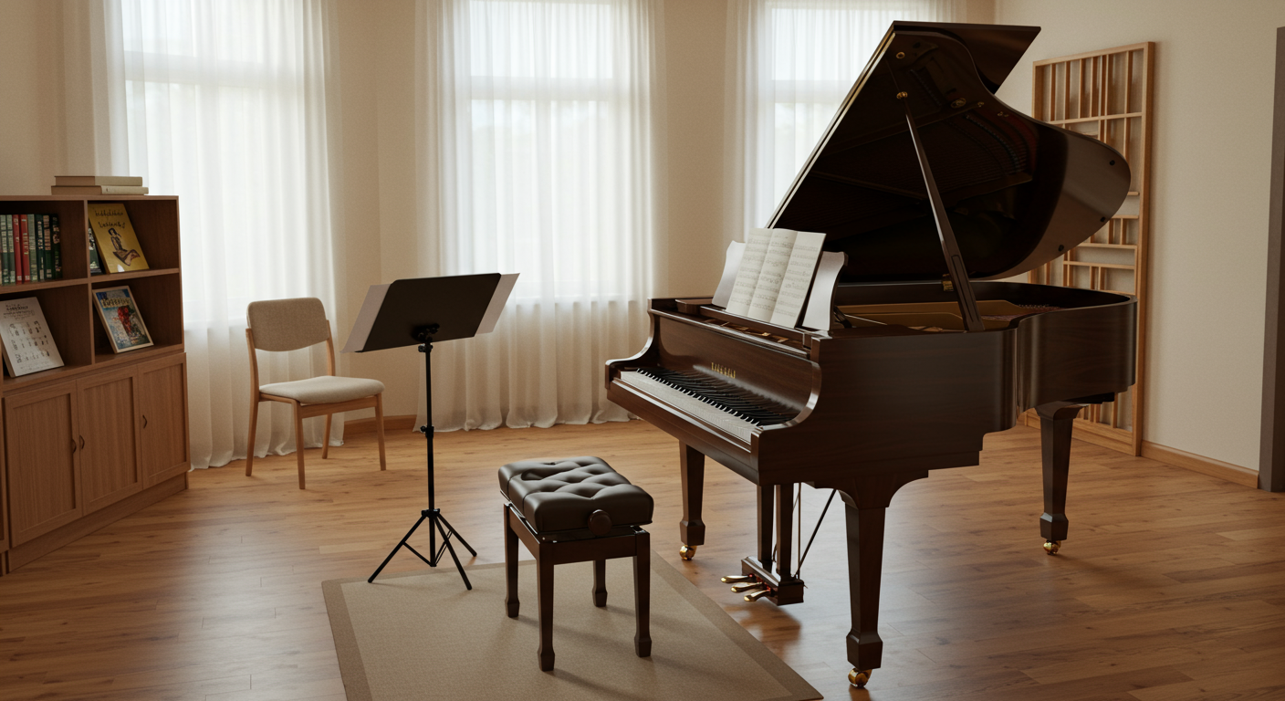 理想的なピアノレッスン環境