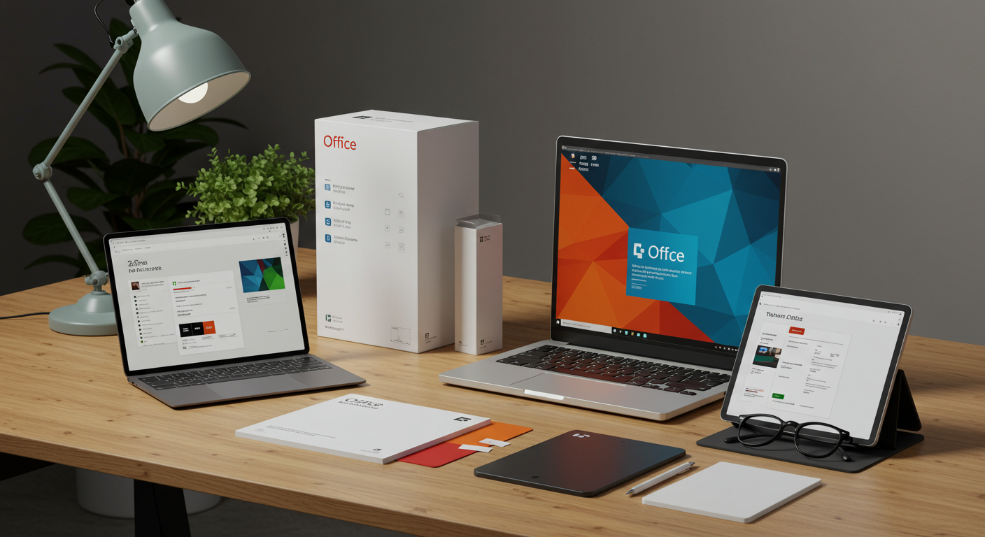 Office 2024の各パッケージ製品イメージ