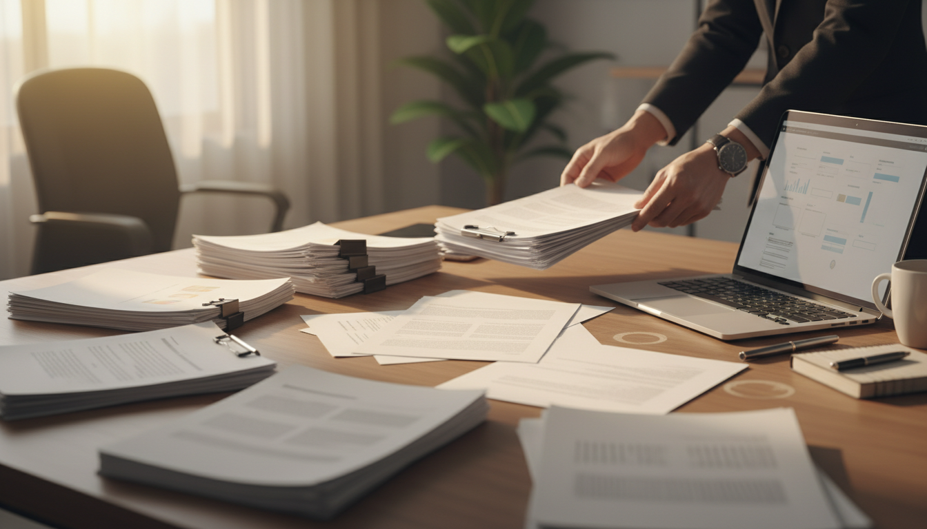 特殊車両通行許可の更新申請書類の準備