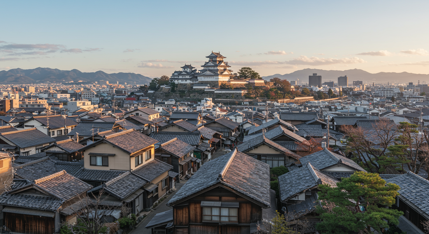 姫路市の空き家と街並み