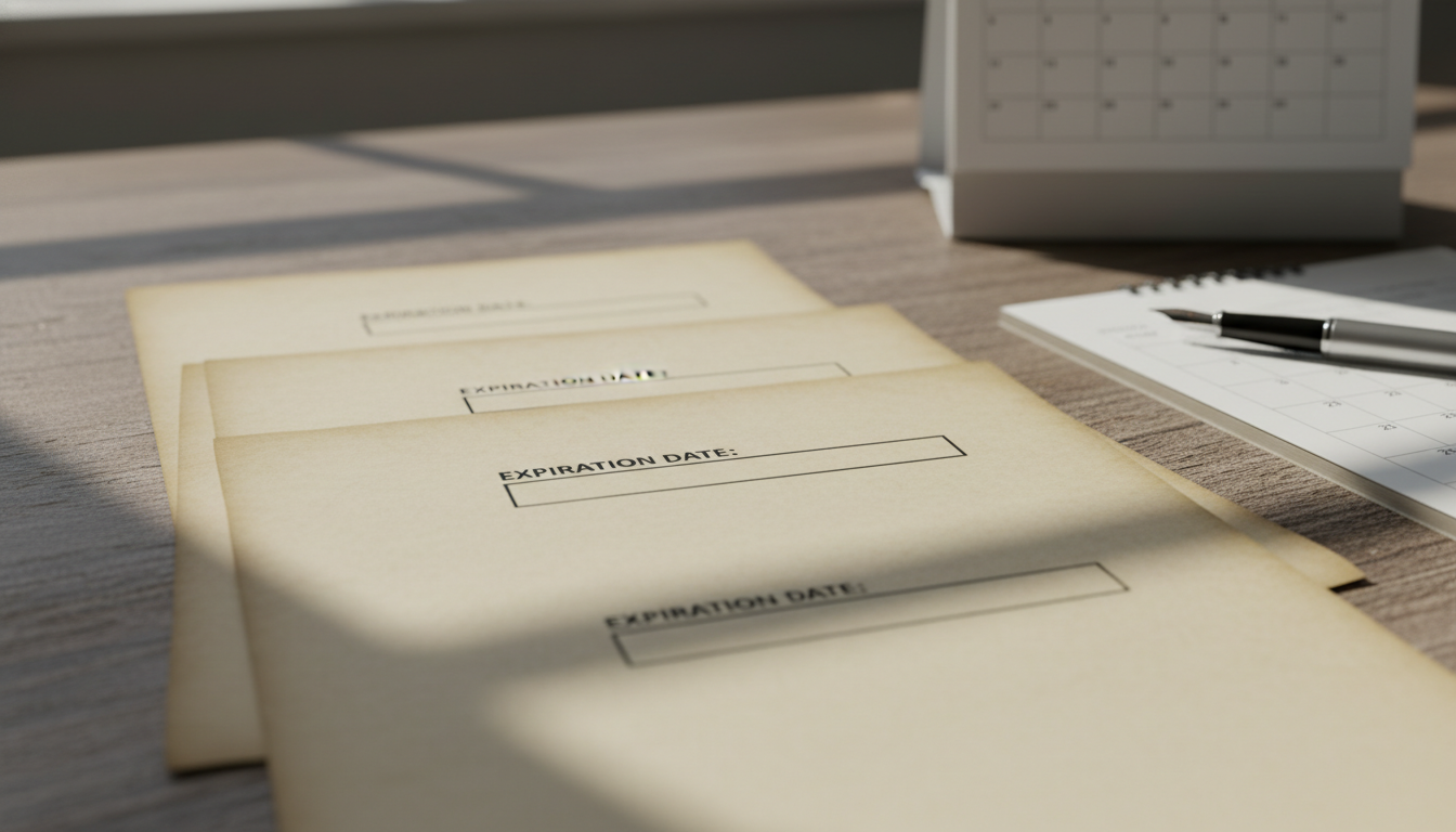 特殊車両通行許可証と更新期限の確認