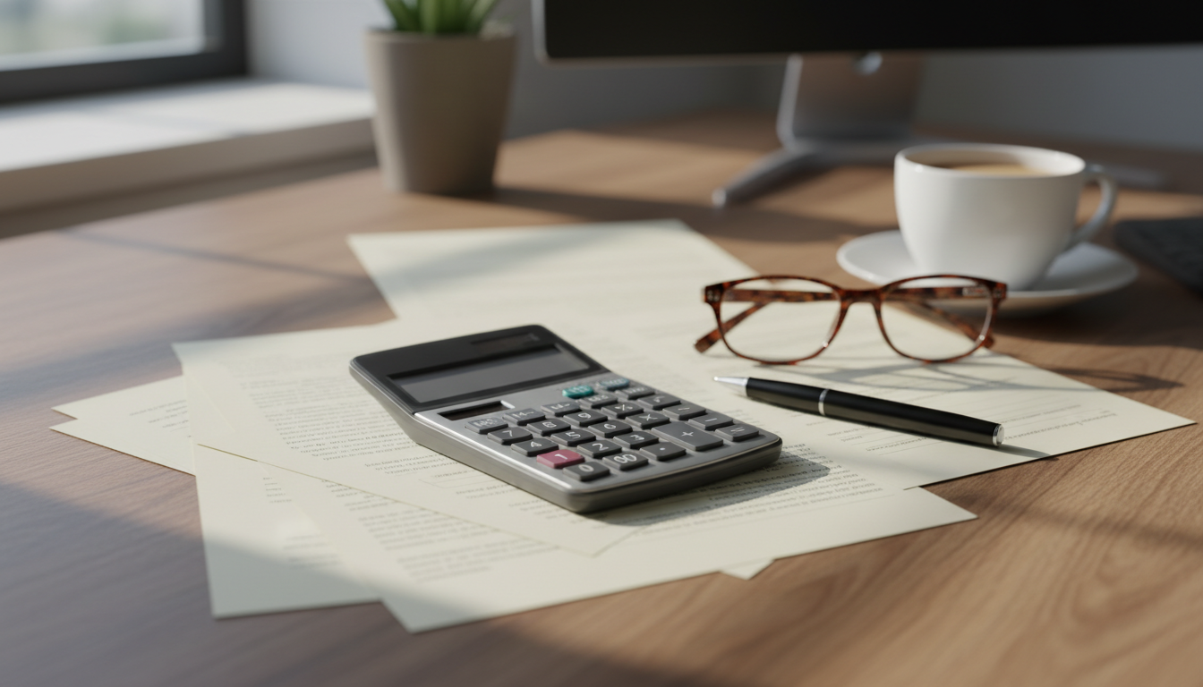 費用計算と見積書のイメージ