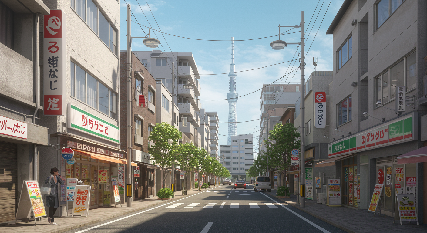 芝大門エリアの街並みと生活利便施設